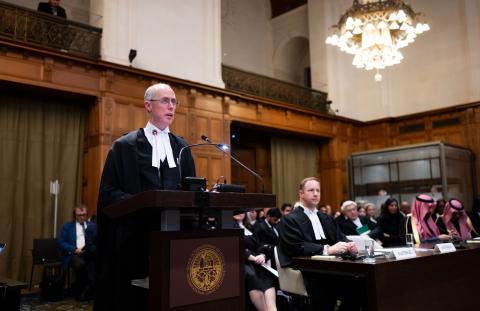Mr Stephen Donaghue, KC, Solicitor-General of Australia (Australia) Photograph: UN Photo/ICJ-CIJ/Frank van Beek. Courtesy of the ICJ.