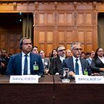 Members of the Delegation of Bangladesh Photograph: UN Photo/ICJ-CIJ/Frank van Beek. Courtesy of the ICJ.