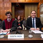 Members of the Delegation of Costa Rica Photograph: UN Photo/ICJ-CIJ/Frank van Beek. Courtesy of the ICJ.