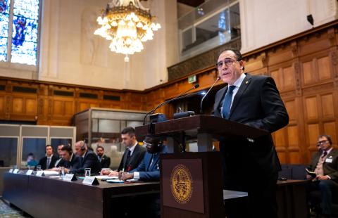 HE Mr Arnoldo Brenes Castro, Ambassador of the Republic of Costa Rica to the Kingdom of the Netherlands (Costa Rica) Photograph: UN Photo/ICJ-CIJ/Frank van Beek. Courtesy of the ICJ.