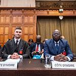 Members of the Delegation of Côte d’Ivoire Photograph: UN Photo/ICJ-CIJ/Frank van Beek. Courtesy of the ICJ.