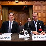 Members of the Delegation of El Salvador Photograph: UN Photo/ICJ-CIJ/Frank van Beek. Courtesy of the ICJ.