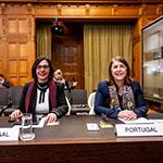 Members of the Delegation of Portugal Photograph: UN Photo/ICJ-CIJ/Frank van Beek. Courtesy of the ICJ.