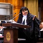 Ms Kate Wilson, Legal Officer, Department of Sustainable Development (Saint Lucia) Photograph: UN Photo/ICJ-CIJ/Frank van Beek. Courtesy of the ICJ.