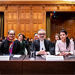 Members of the Delegation of the Commission of Small Island States on Climate Change and International Law Photograph: UN Photo/ICJ-CIJ/Frank van Beek. Courtesy of the ICJ. All rights reserved.
