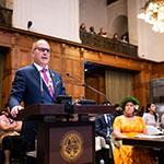 Mr Stuart Minchin, Director-General (Pacific Community) Photograph: UN Photo/ICJ-CIJ/Frank van Beek. Courtesy of the ICJ. All rights reserved.