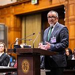 Mr Tedros Adhanom Ghebreyesus, Director-General (World Health Organization) Photograph: UN Photo/ICJ-CIJ/Frank van Beek. Courtesy of the ICJ.