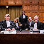 Members of the Delegation of the European Union Photograph: UN Photo/ICJ-CIJ/Frank van Beek. Courtesy of the ICJ.