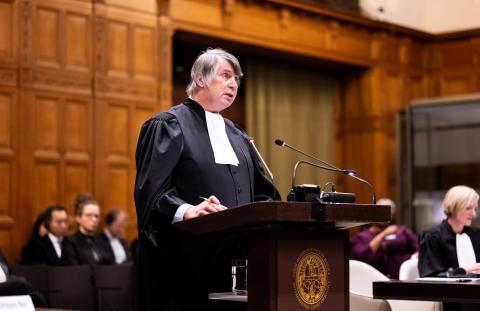 Mr André Bouquet, Legal Adviser, member of the Legal Service of the European Commission (European Union) Photograph: UN Photo/ICJ-CIJ/Frank van Beek. Courtesy of the ICJ.