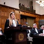 Ms Margherita Bruti Liberati, member of the Legal Service of the European Commission (European Union) Photograph: UN Photo/ICJ-CIJ/Frank van Beek. Courtesy of the ICJ.