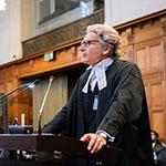 Mr Sam Wordsworth, KC, Barrister, Essex Court Chambers, member of the Bar of England and Wales, member of the Paris Bar (Belize) Photograph: UN Photo/ICJ-CIJ/Frank van Beek. Courtesy of the ICJ.