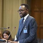Mr Mamadou Hébié, Associate Professor of International Law, Leiden University, member of the Permanent Court of Arbitration, member of the Bar of the State of New York (Burkina Faso) Photograph: UN Photo/ICJ-CIJ/Frank van Beek. Courtesy of the ICJ.