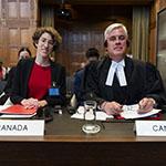 Members of the Delegation of Canada Photograph: UN Photo/ICJ-CIJ/Jeroen Jumelet. Courtesy of the ICJ.