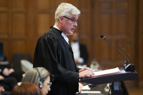 Members of the Delegation of Canada Photograph: UN Photo/ICJ-CIJ/Jeroen Jumelet. Courtesy of the ICJ.