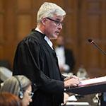 Mr Louis-Martin Aumais, Legal Adviser and Director General, International Law Bureau, Global Affairs Canada (Canada) Photograph: UN Photo/ICJ-CIJ/Jeroen Jumelet. Courtesy of the ICJ.