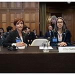 Members of the Delegation of Colombia Photograph: UN Photo/ICJ-CIJ/Jeroen Jumelet. Courtesy of the ICJ.