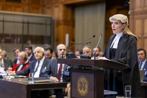 Ms Blinne Ní Ghrálaigh, KC, Barrister, Matrix Chambers, member of the Bars of Ireland, Northern Ireland, and England and Wales (Palestine) Ms Blinne Ní Ghrálaigh, KC, Barrister, Matrix Chambers, member of the Bars of Ireland, Northern Ireland, and England and Wales (Palestine)