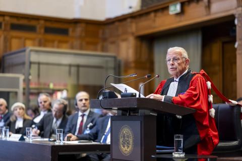 Mr Alain Pellet, Emeritus Professor, University Paris Nanterre, former Chairperson of the International Law Commission, member and former President of the Institut de droit international (Palestine) Mr Alain Pellet, Emeritus Professor, University Paris Nanterre, former Chairperson of the International Law Commission, member and former President of the Institut de droit international (Palestine)
