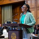 HE Ms Mekondjo Kaapanda-Girnus, Ambassador of the Republic of Namibia to the Kingdom of Belgium, the Kingdom of the Netherlands, the Grand Duchy of Luxembourg and Mission to the European Union (Namibia) HE Ms Mekondjo Kaapanda-Girnus, Ambassador of the Republic of Namibia to the Kingdom of Belgium, the Kingdom of the Netherlands, the Grand Duchy of Luxembourg and Mission to the European Union (Namibia)