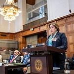 Ms Hanin Ben Jrad, Minister Plenipotentiary, Director of International Peace and Security, Ministry of Foreign Affairs (Tunisia) Ms Hanin Ben Jrad, Minister Plenipotentiary, Director of International Peace and Security, Ministry of Foreign Affairs (Tunisia)