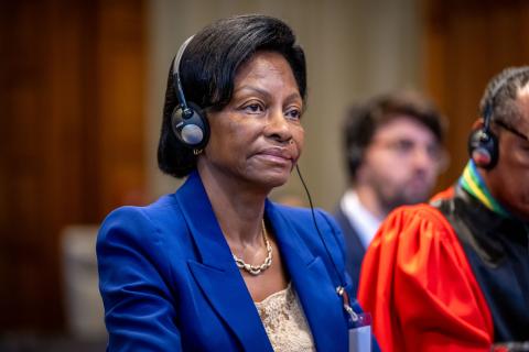 HE Ms Marie-Madeleine Mborantsuo, Agent of Gabon HE Ms Marie-Madeleine Mborantsuo, Agent of Gabon