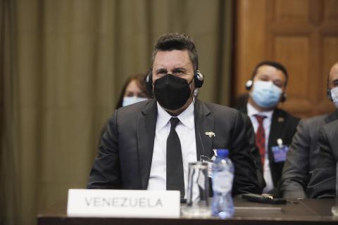 The Agent of Venezuela, H.E. Mr. Samuel Reinaldo Moncada Acosta The Agent of Venezuela, H.E. Mr. Samuel Reinaldo Moncada Acosta