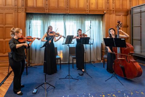 Musical interlude by Quartet with a Twist Musical interlude by Quartet with a Twist