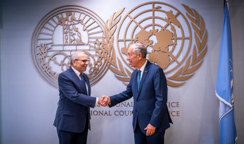 Photograph: UN Photo/ICJ-CIJ/Frank van Beek. Courtesy of the ICJ. All rights reserved. Photograph: UN Photo/ICJ-CIJ/Frank van Beek. Courtesy of the ICJ. All rights reserved.