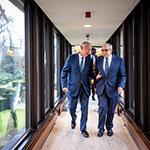 Visit of HE Mr Marcelo Rebelo de Sousa, President of the Portuguese Republic, to the International Court of Justice Photograph: UN Photo/ICJ-CIJ/Frank van Beek. Courtesy of the ICJ. All rights reserved.