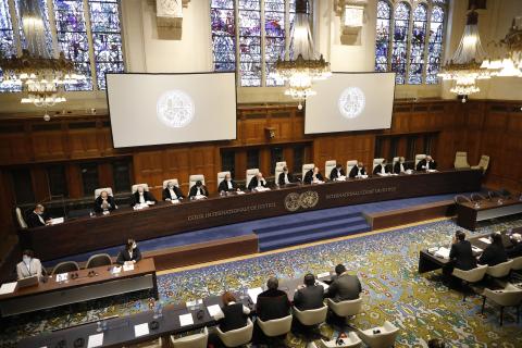 Reading of Order of the Court on provisional measures in the case Azerbaijan v. Armenia
