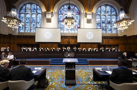 ICJ holds hearings in the case South Africa v. Israel on 11 January 2024 